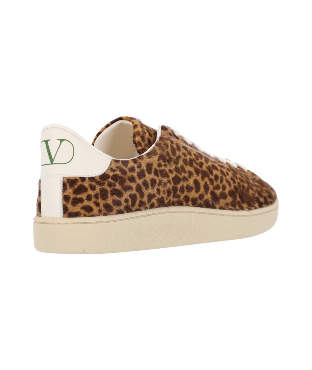 VALENTINO Коричневые низкие кроссовки / кеды, фото 4