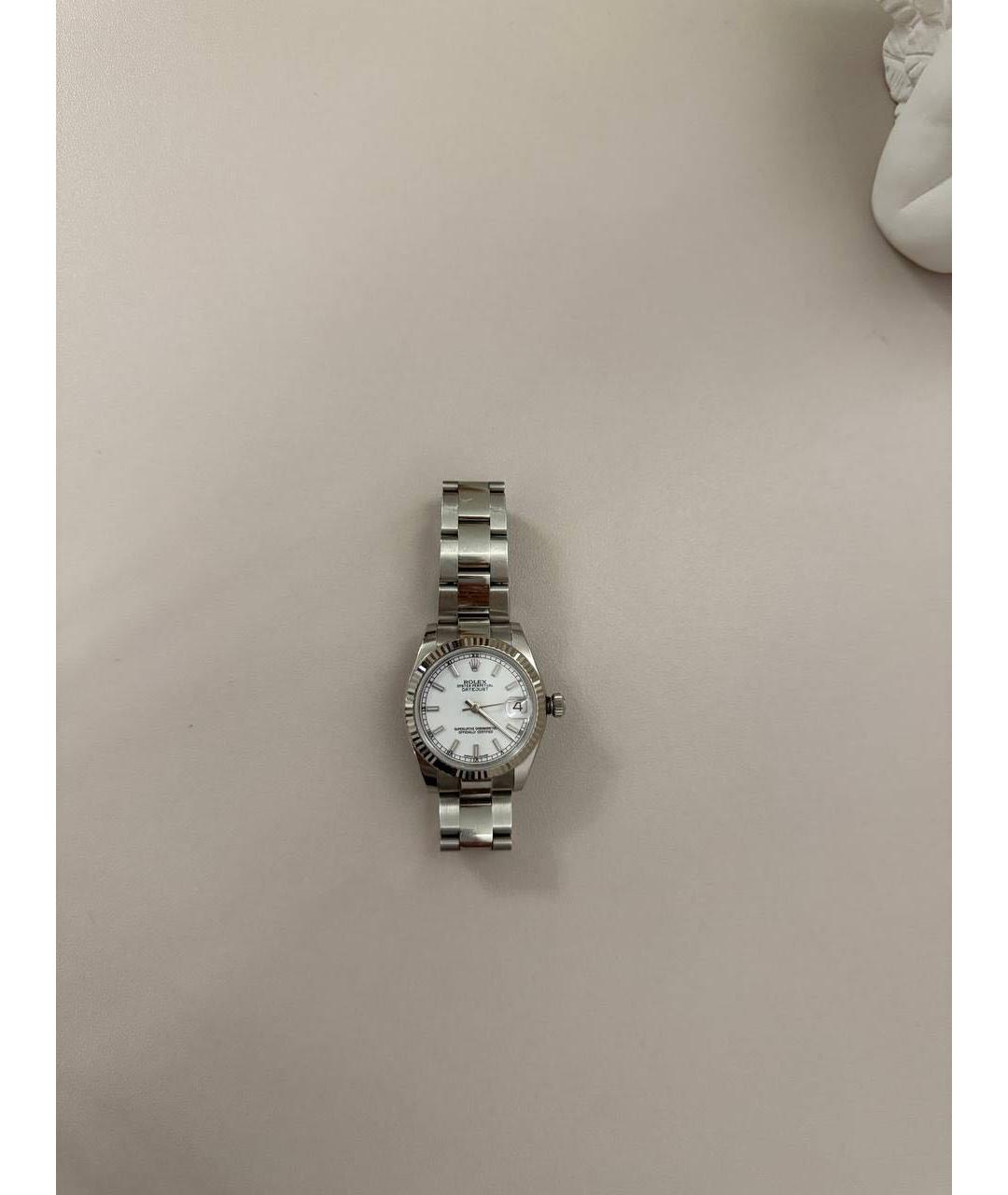 ROLEX Серебряные часы из белого золота, фото 2