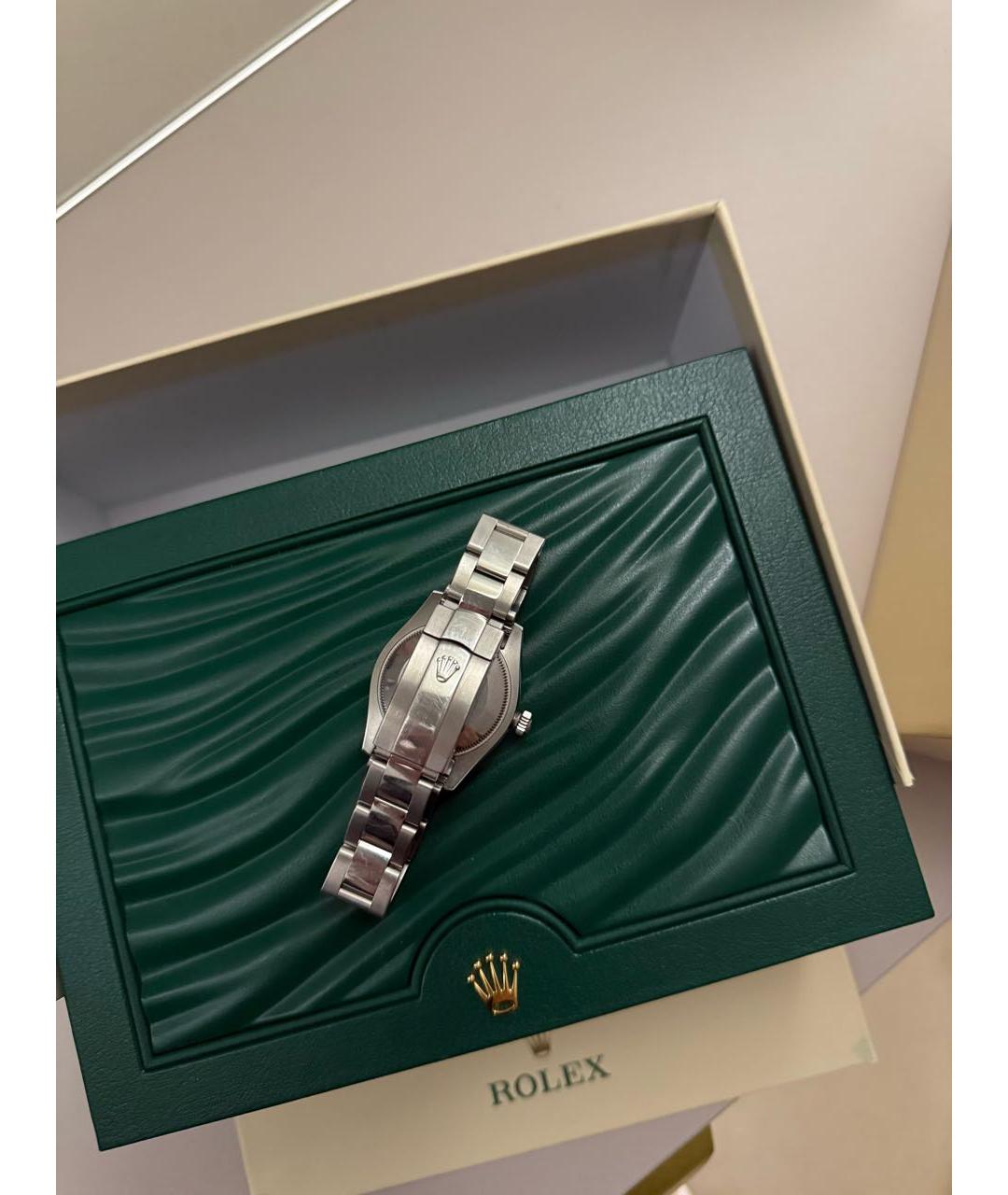 ROLEX Серебряные часы из белого золота, фото 8