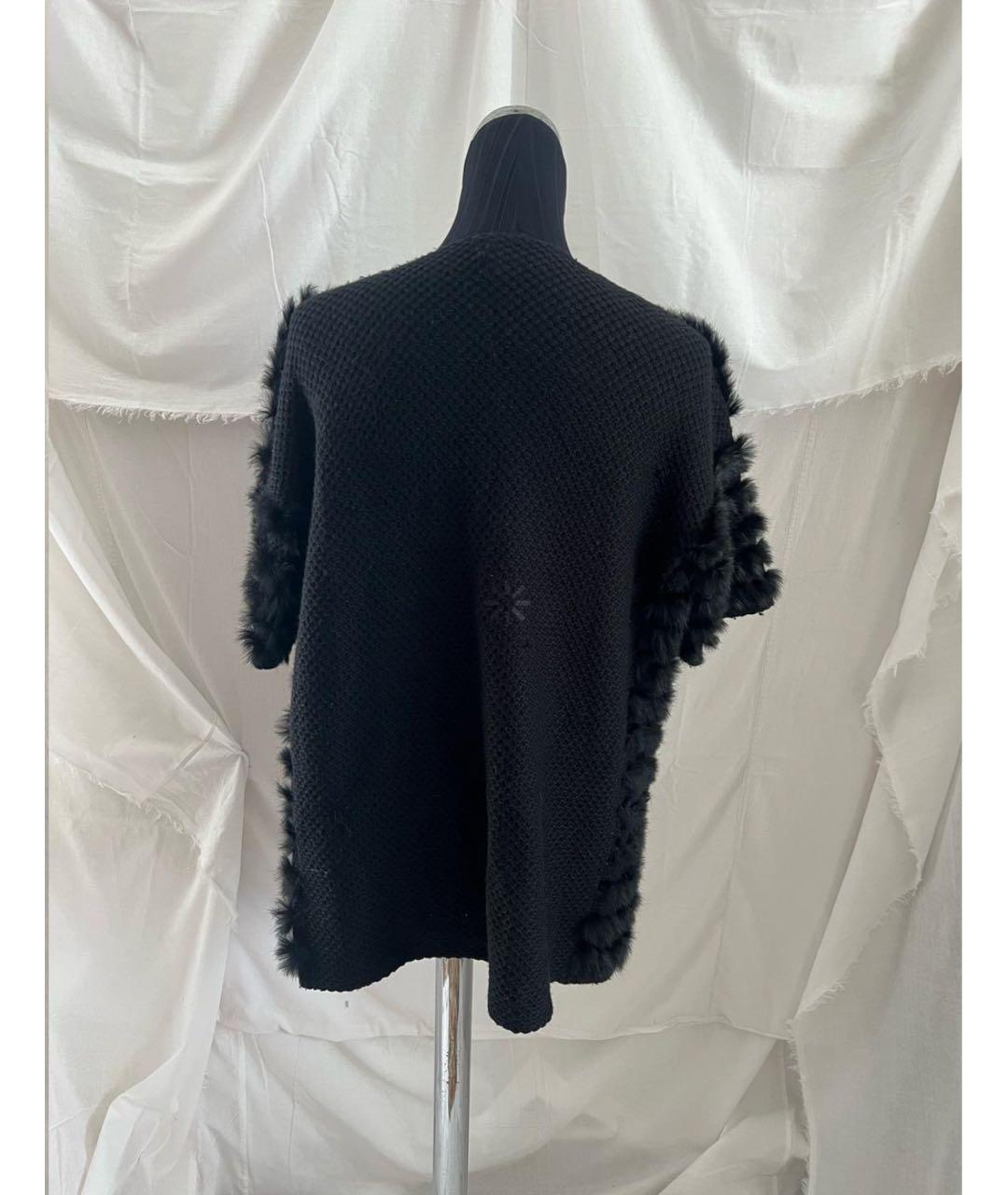 PINKO Черный шерстяной джемпер / свитер, фото 3