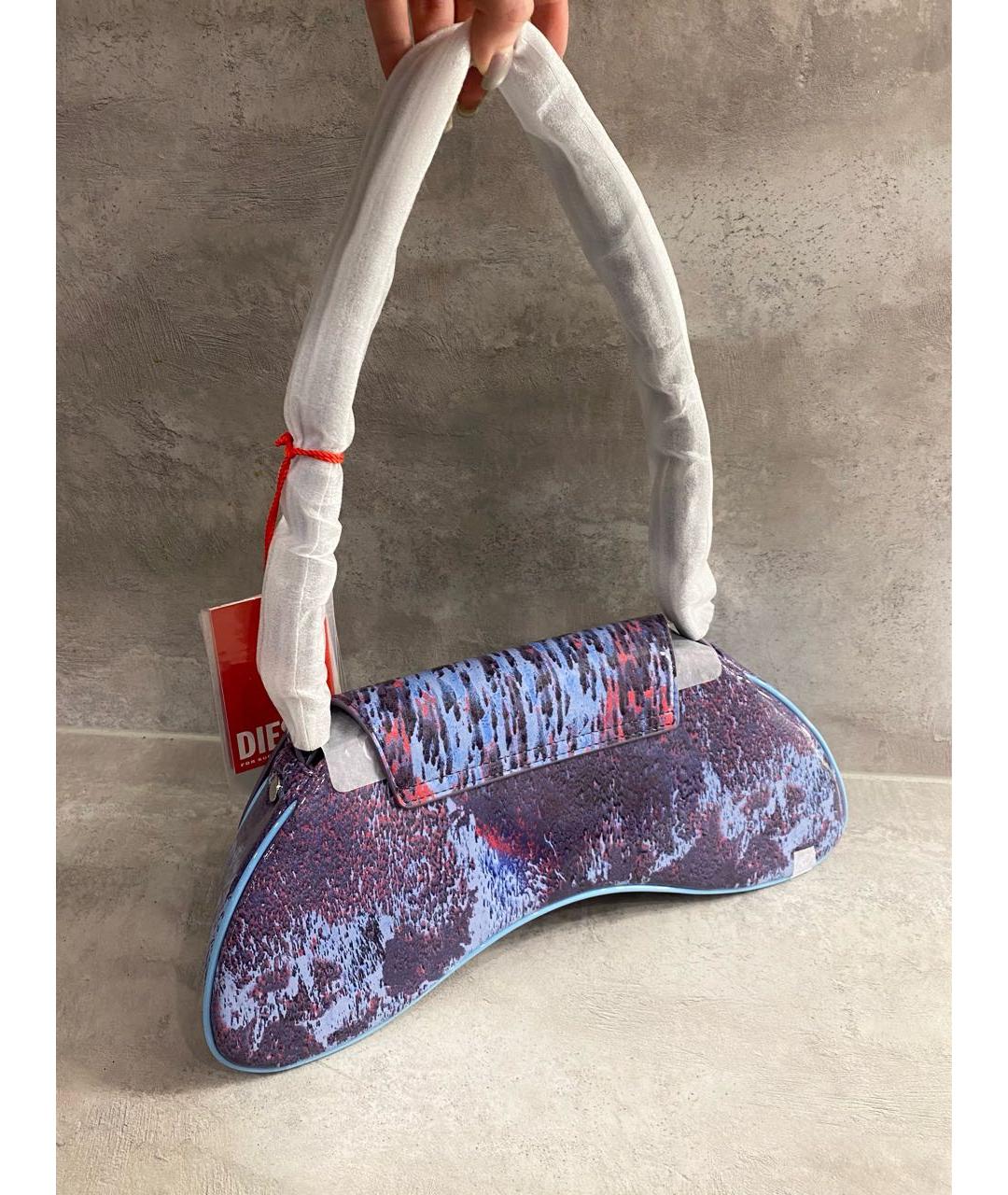 DIESEL Мульти сумка через плечо из лакированной кожи, фото 2