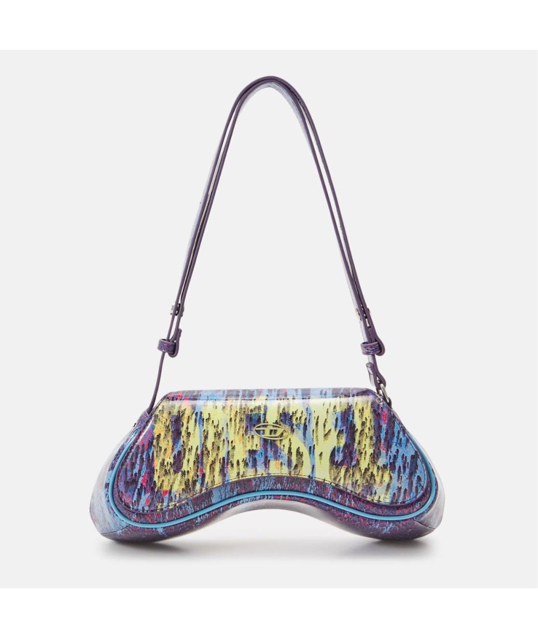 DIESEL Мульти сумка через плечо из лакированной кожи, фото 7