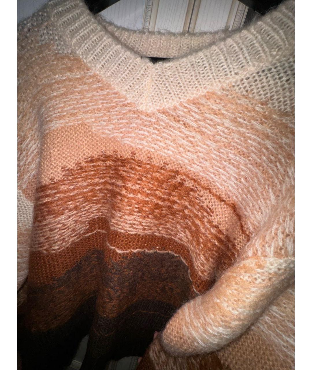 ACNE STUDIOS Коричневый шерстяной джемпер / свитер, фото 4