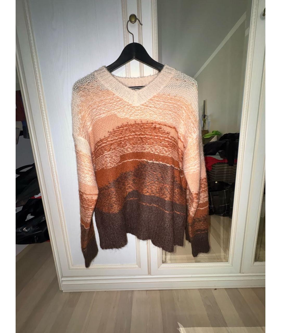 ACNE STUDIOS Коричневый шерстяной джемпер / свитер, фото 5