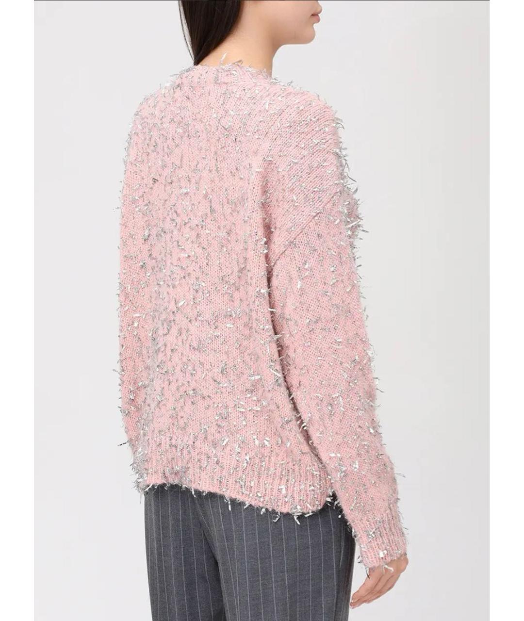 MSGM Розовый полиамидовый джемпер / свитер, фото 3