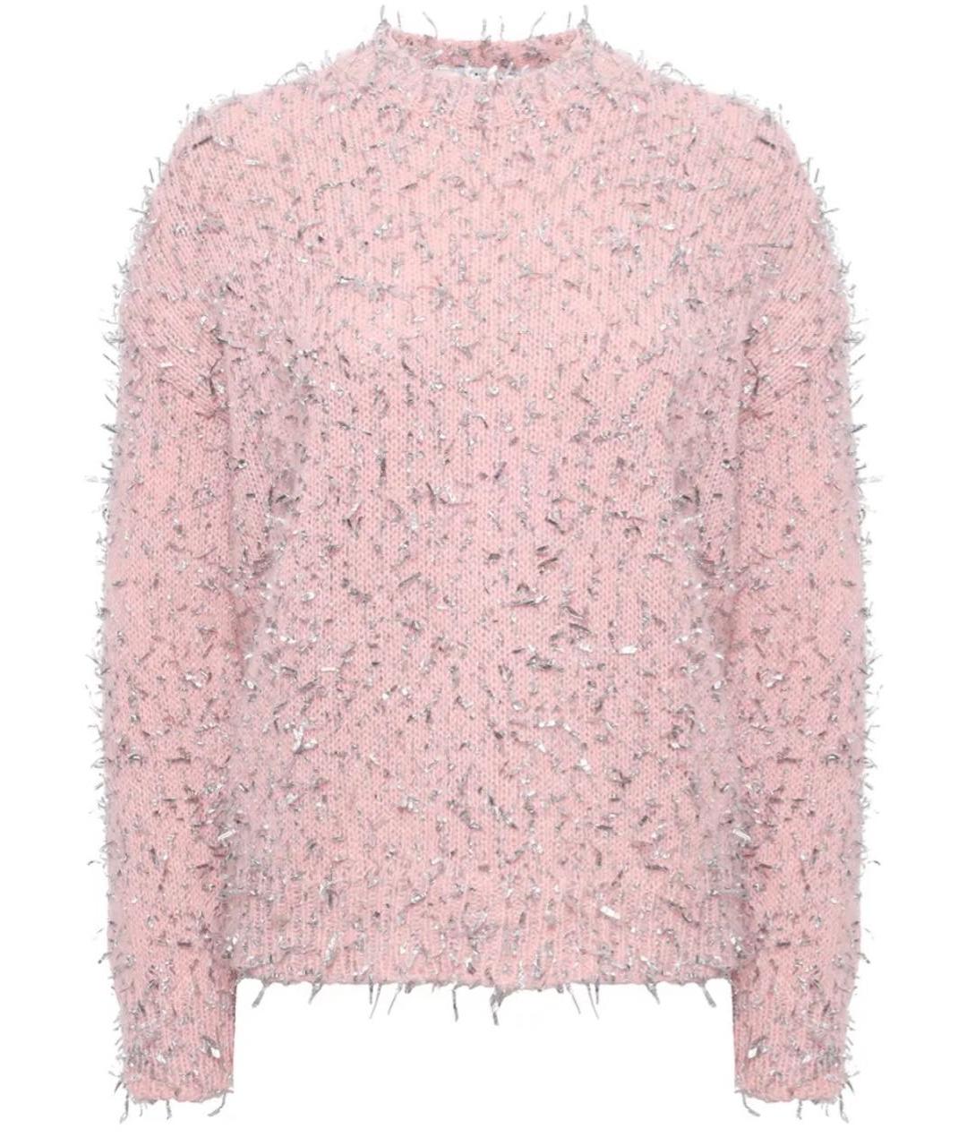 MSGM Розовый полиамидовый джемпер / свитер, фото 7