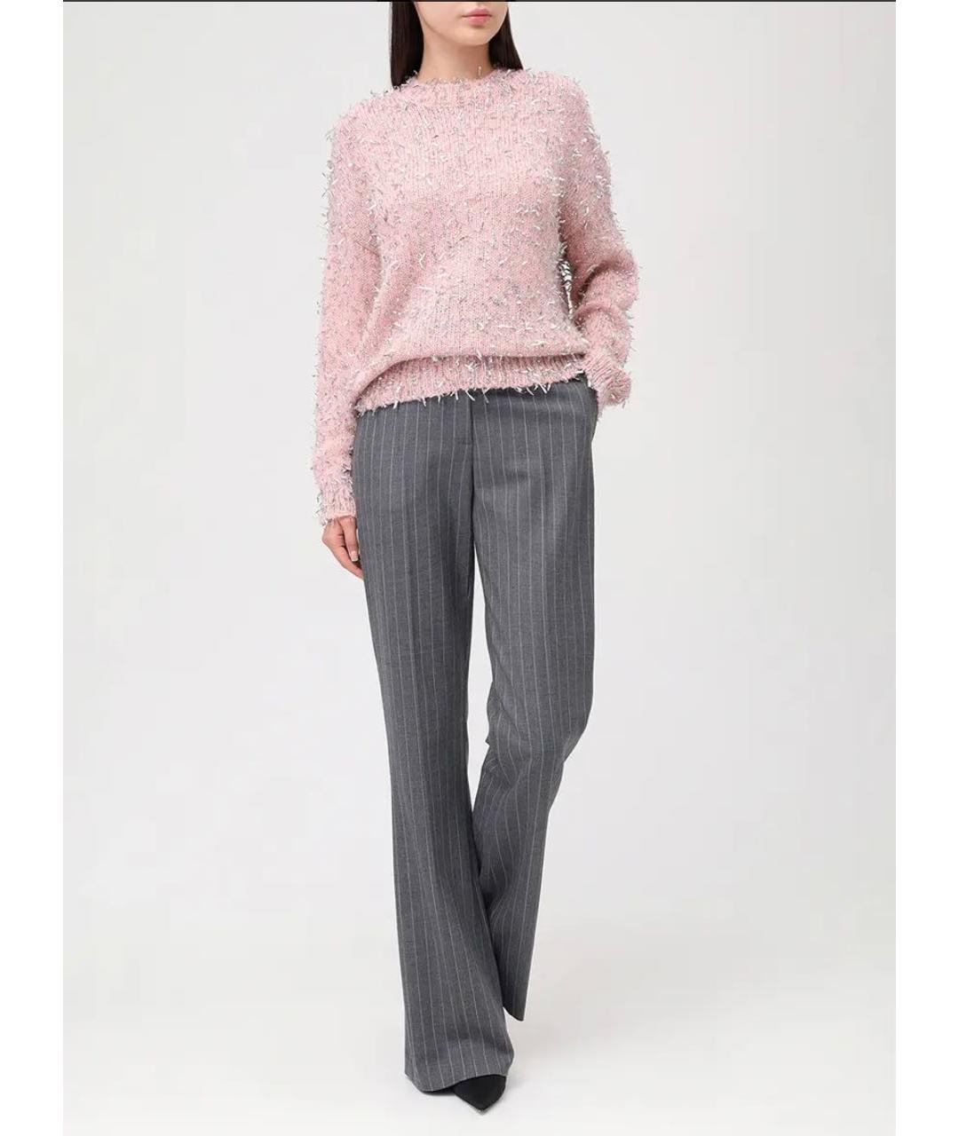 MSGM Розовый полиамидовый джемпер / свитер, фото 4