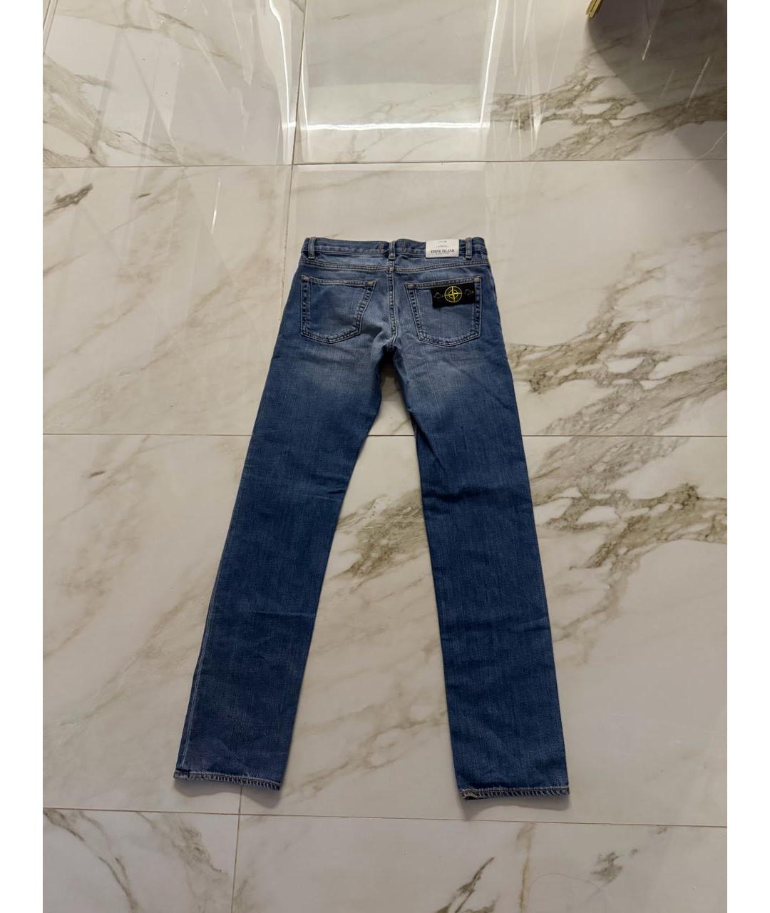 STONE ISLAND Синие хлопковые детские джинсы, фото 2