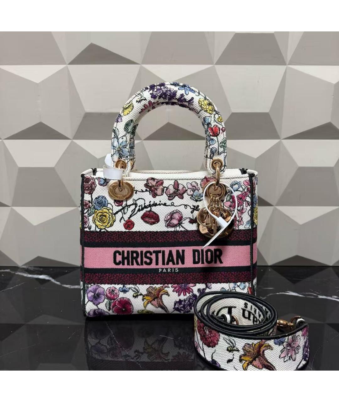 CHRISTIAN DIOR Мульти тканевая сумка через плечо, фото 2