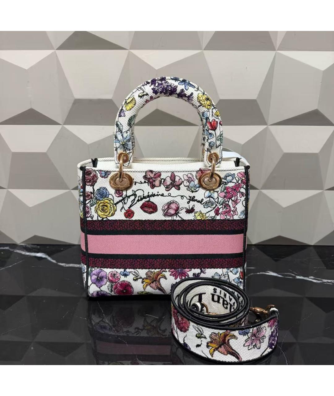 CHRISTIAN DIOR Мульти тканевая сумка через плечо, фото 3