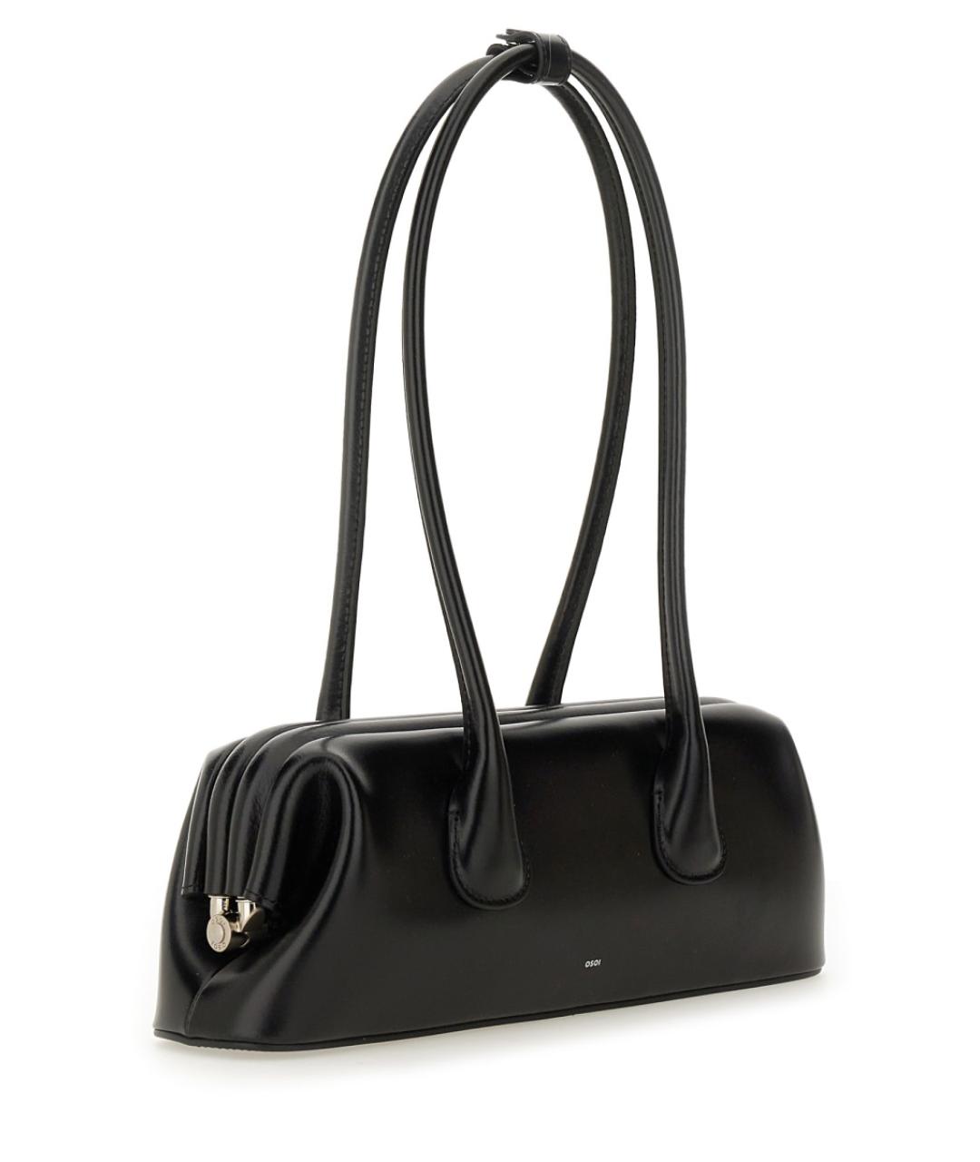 OSOI Черная кожаная сумка через плечо, фото 2