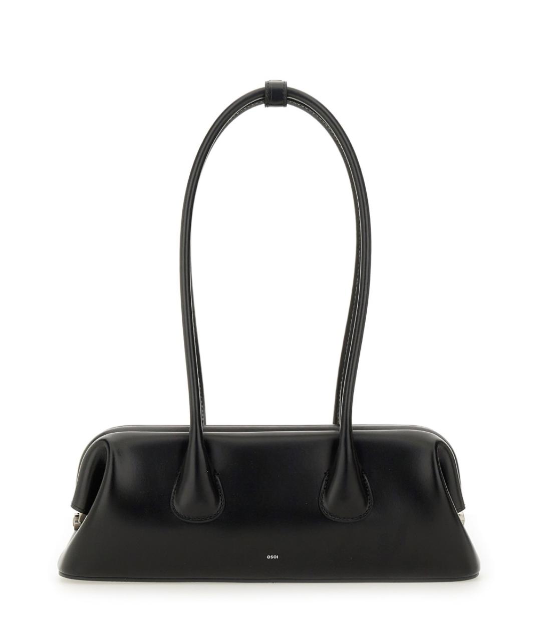 OSOI Черная кожаная сумка через плечо, фото 1