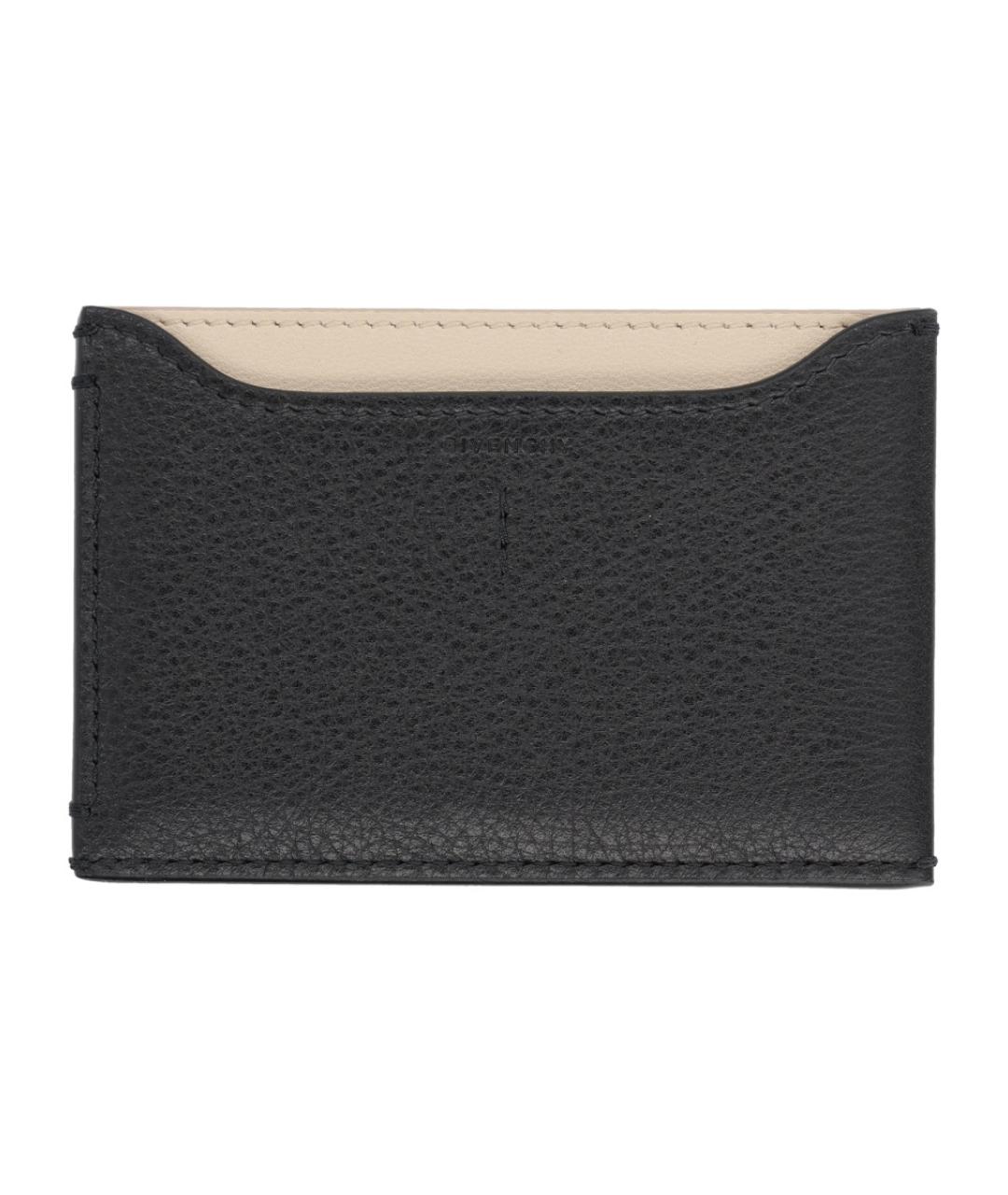GIVENCHY Черный кожаный кардхолдер, фото 2