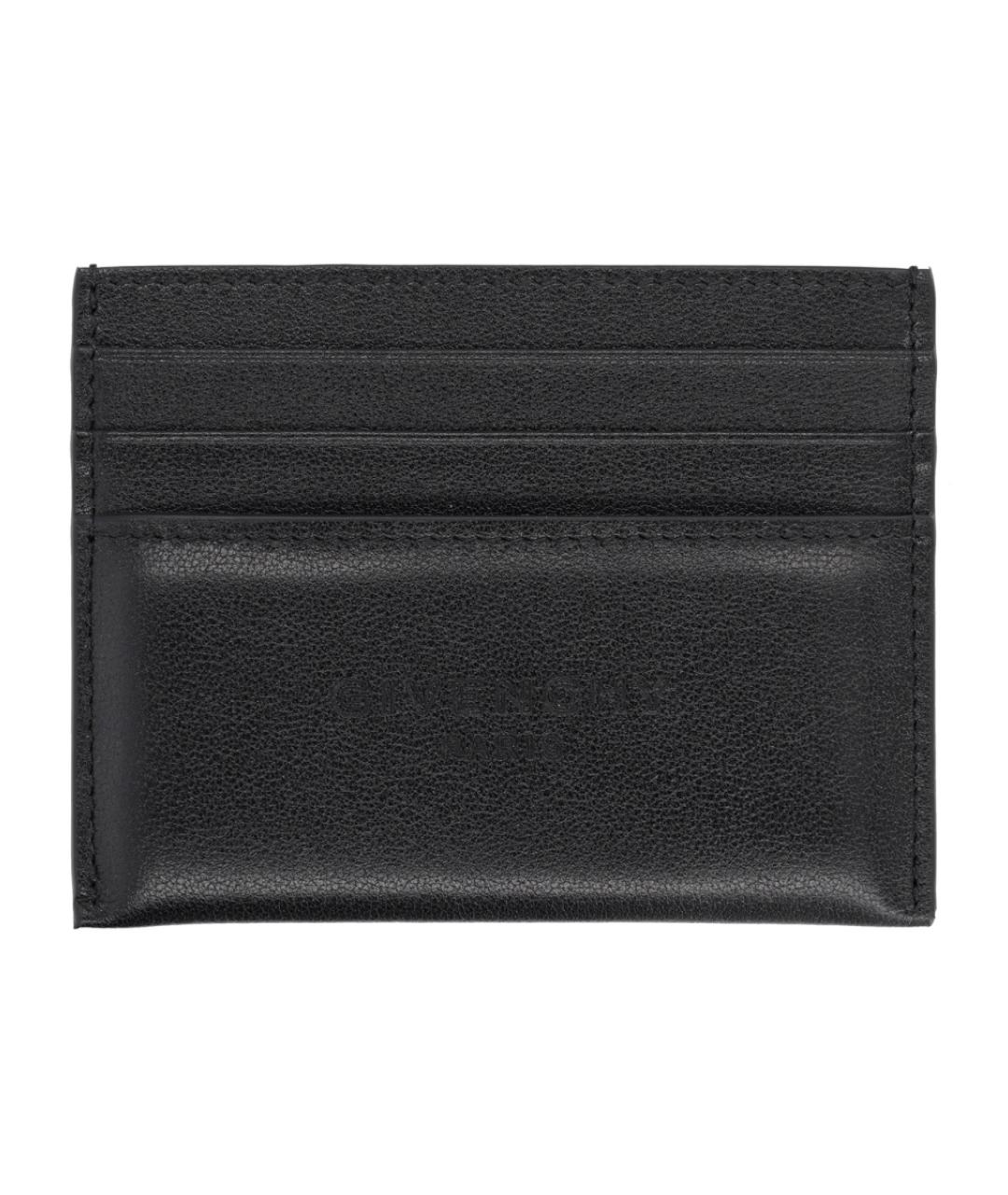 GIVENCHY Черный кожаный кардхолдер, фото 1