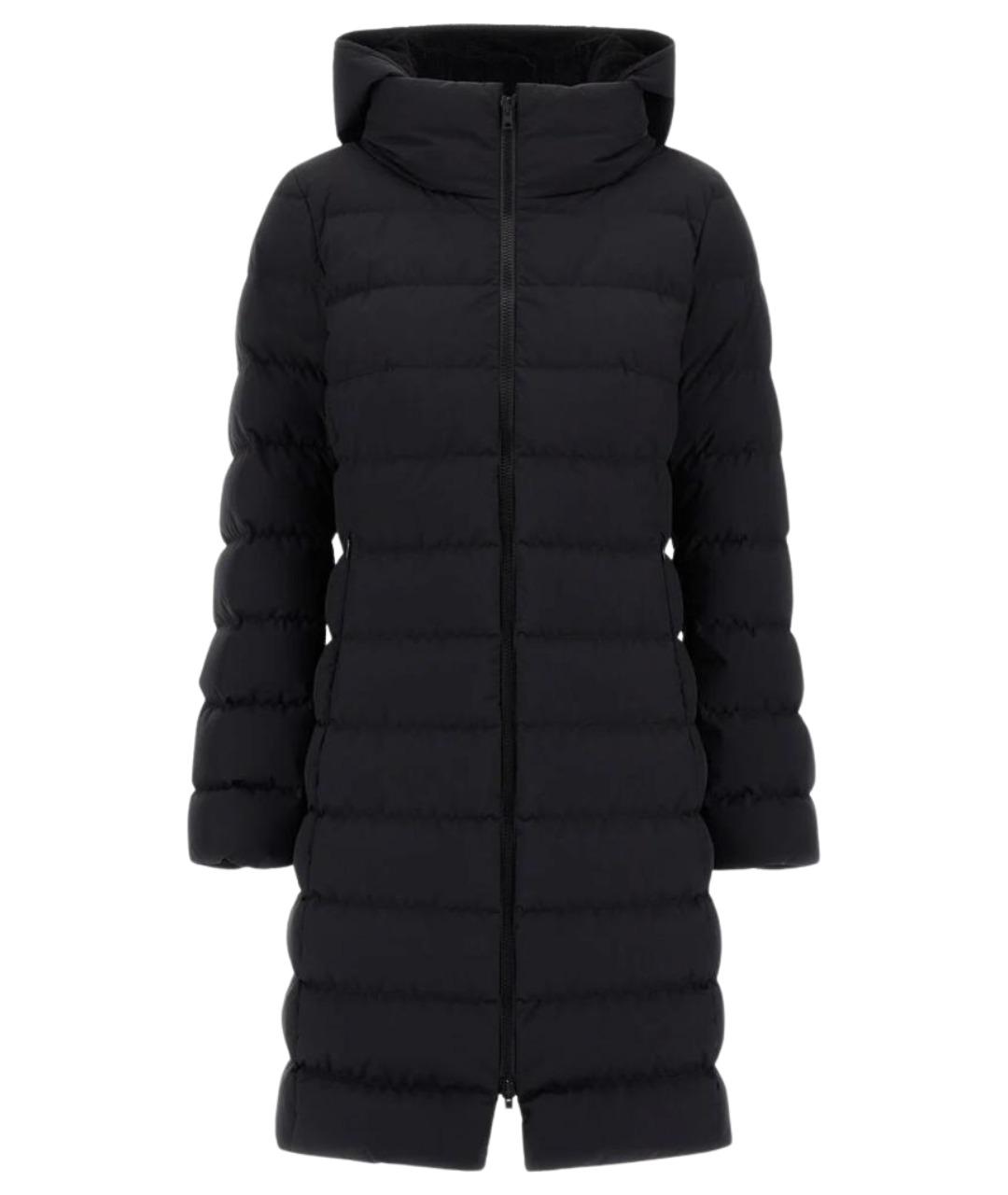 HERNO Черный полиэстеровый пуховик, фото 1