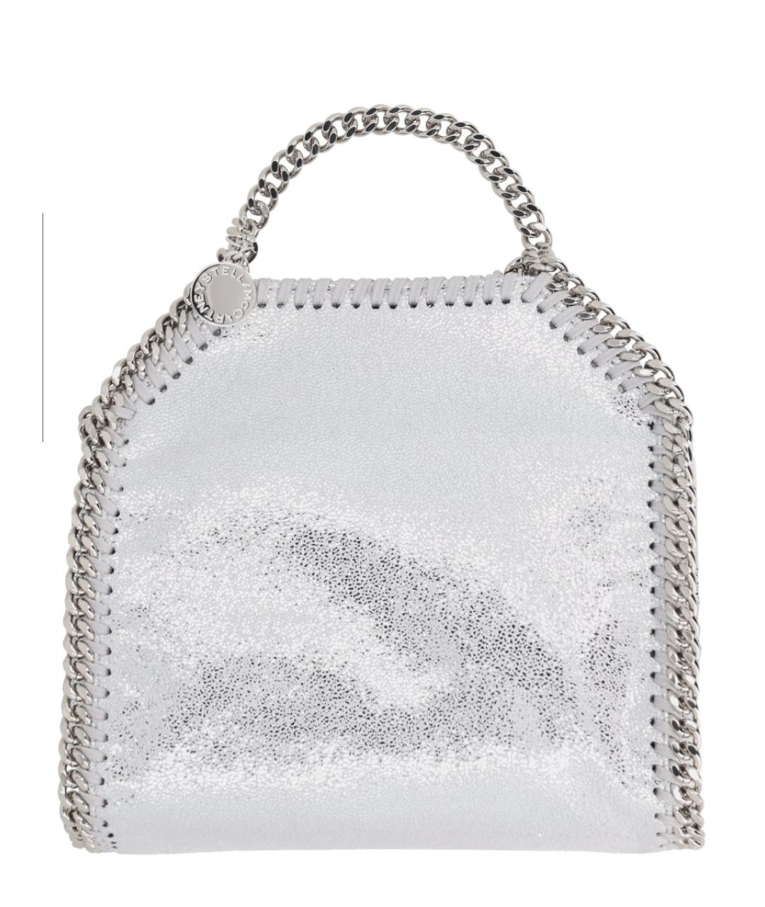 STELLA MCCARTNEY Серебряная синтетическая сумка через плечо, фото 1
