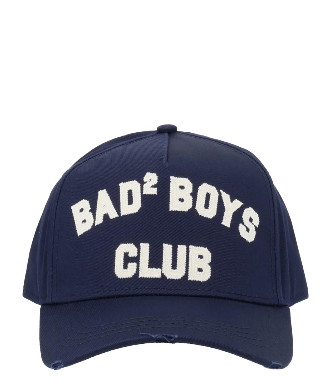 DSQUARED2 Синяя хлопковая кепка/бейсболка, фото 1