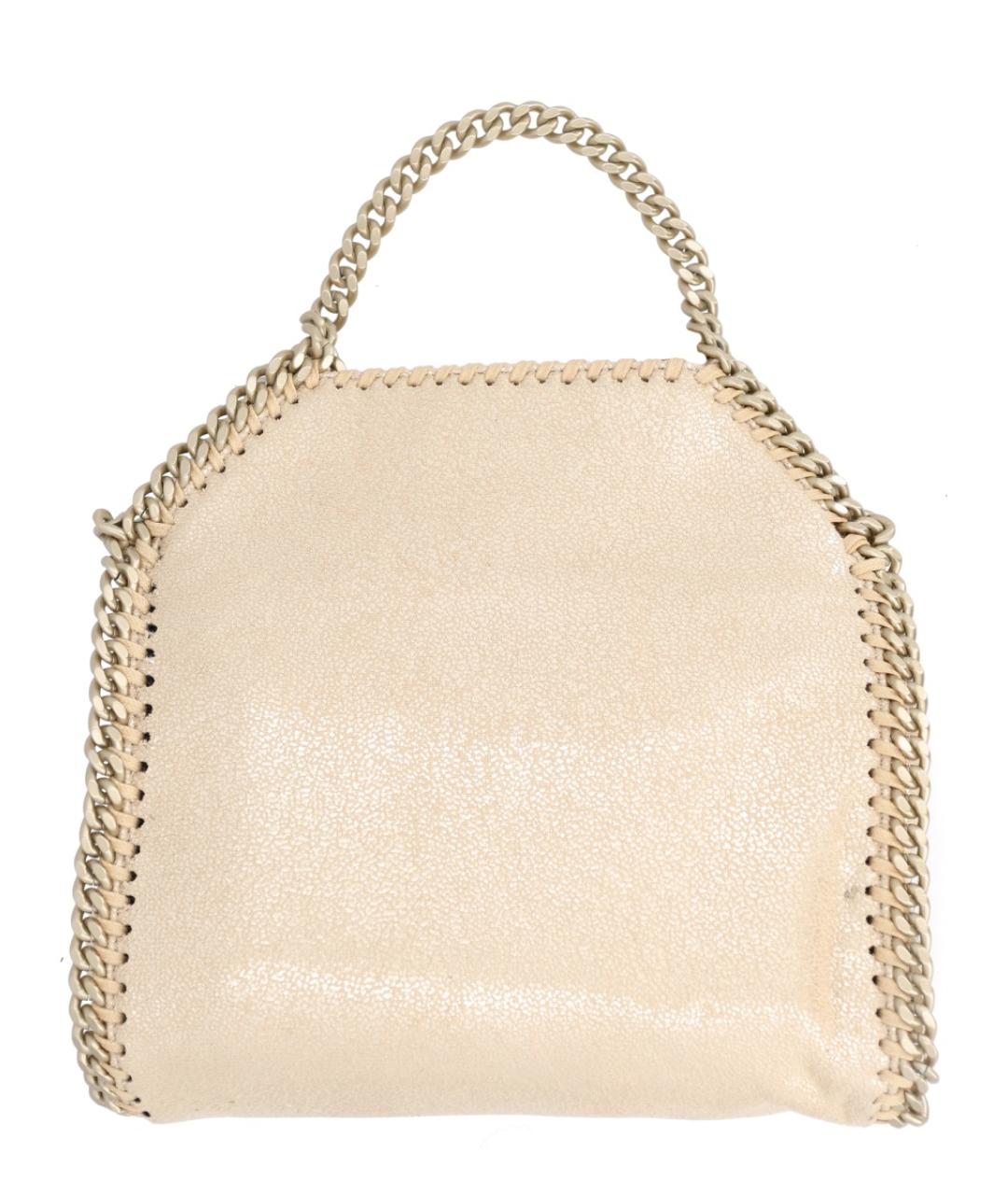 STELLA MCCARTNEY Золотая синтетическая сумка через плечо, фото 4