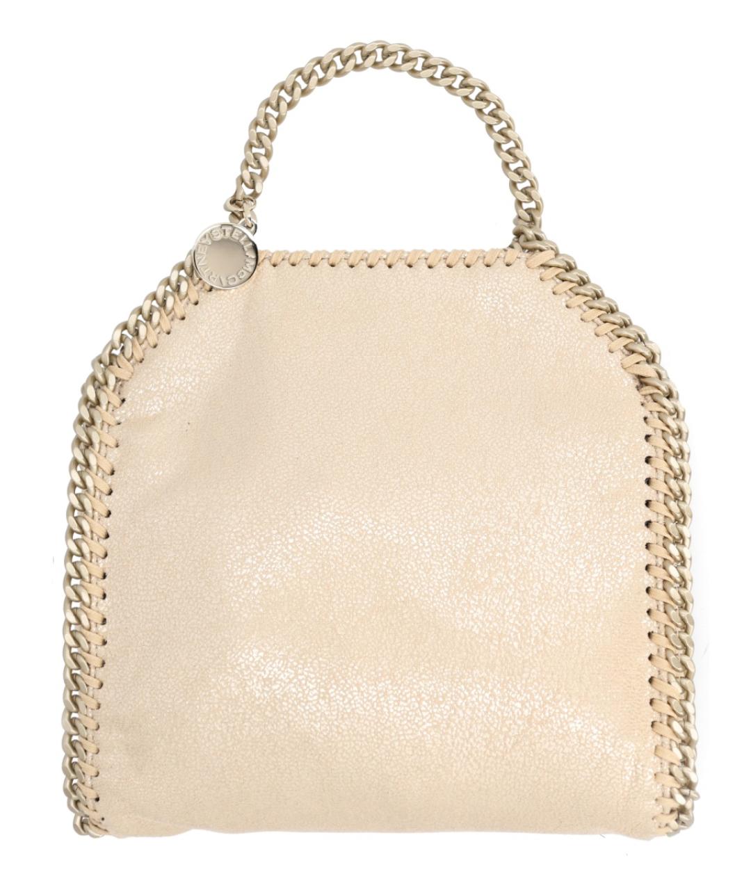 STELLA MCCARTNEY Золотая синтетическая сумка через плечо, фото 1