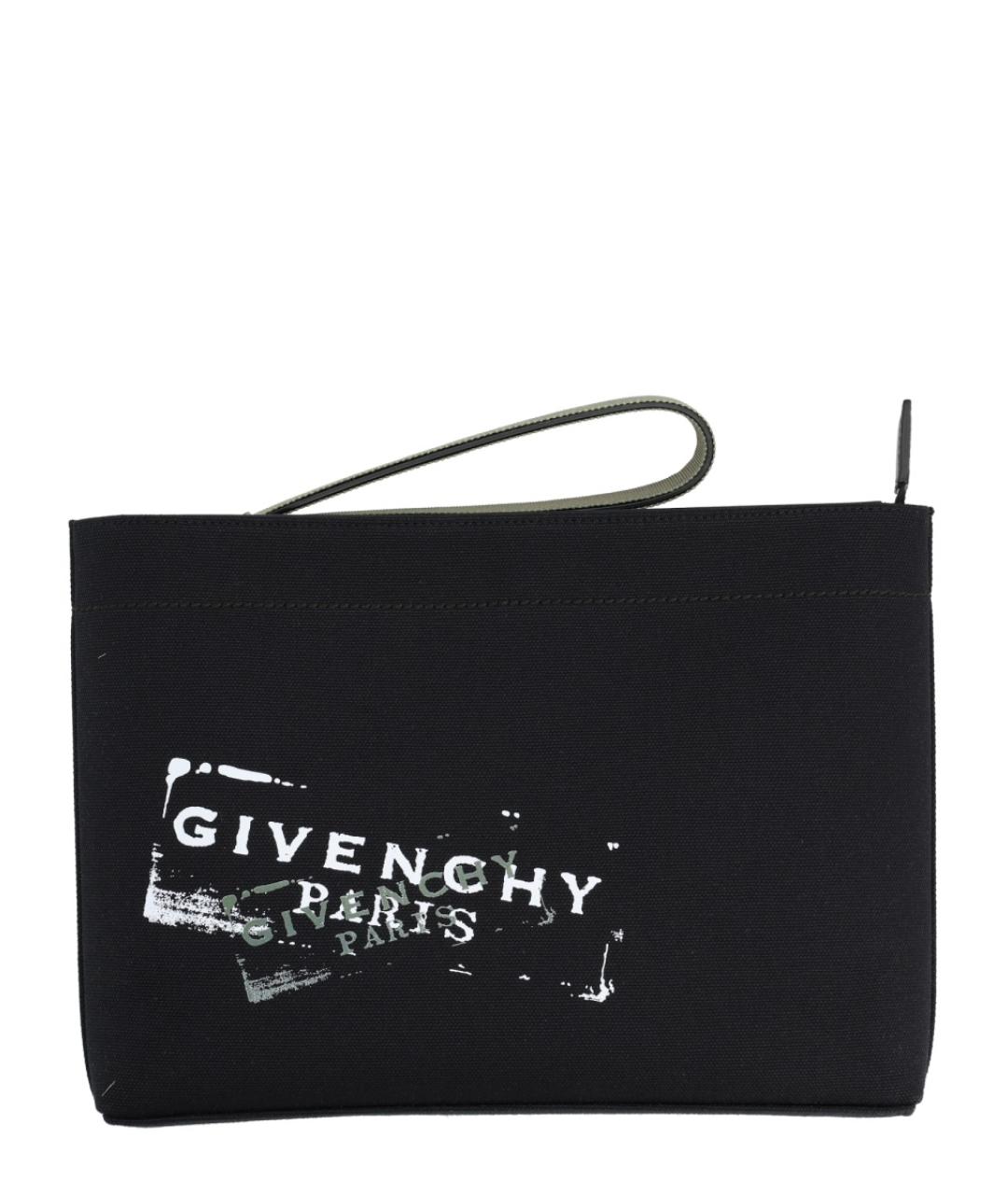 GIVENCHY Черная хлопковая папка для документов, фото 1