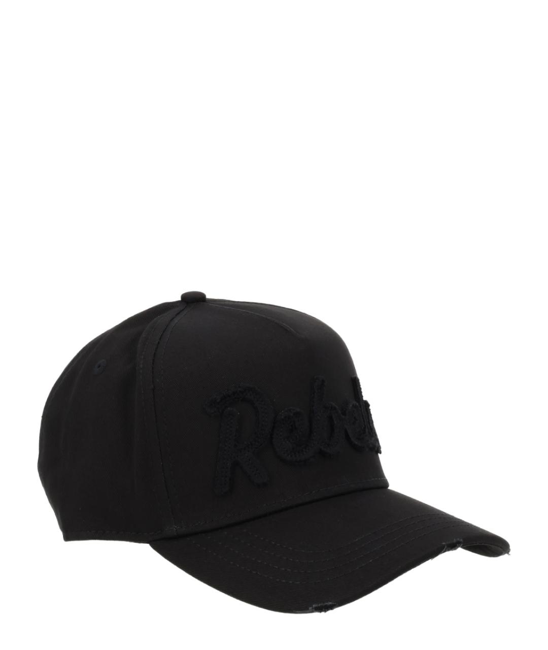 DSQUARED2 Черная хлопковая кепка/бейсболка, фото 2