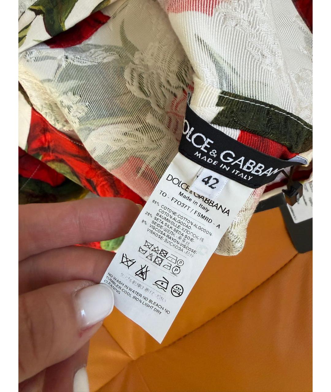 DOLCE&GABBANA Красная майка, фото 5