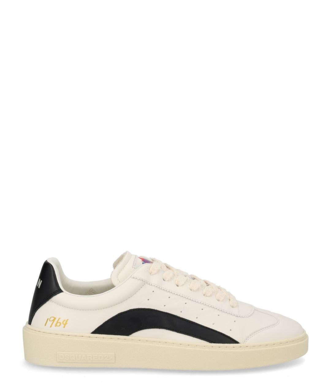 DSQUARED2 Мульти кожаные низкие кроссовки / кеды, фото 1