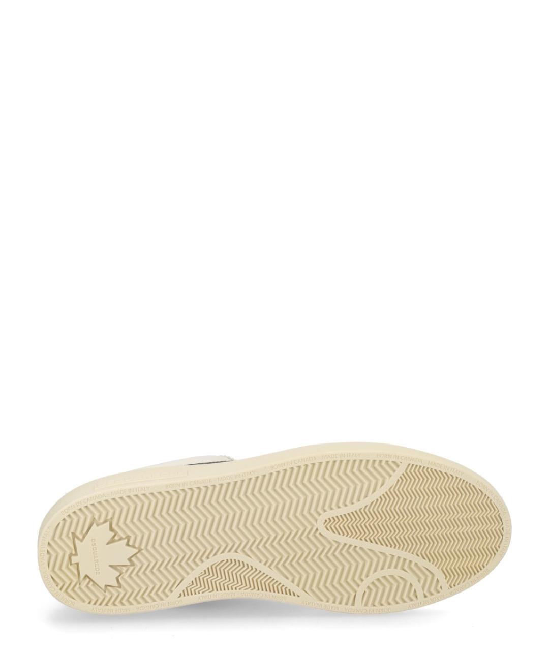 DSQUARED2 Мульти кожаные низкие кроссовки / кеды, фото 5