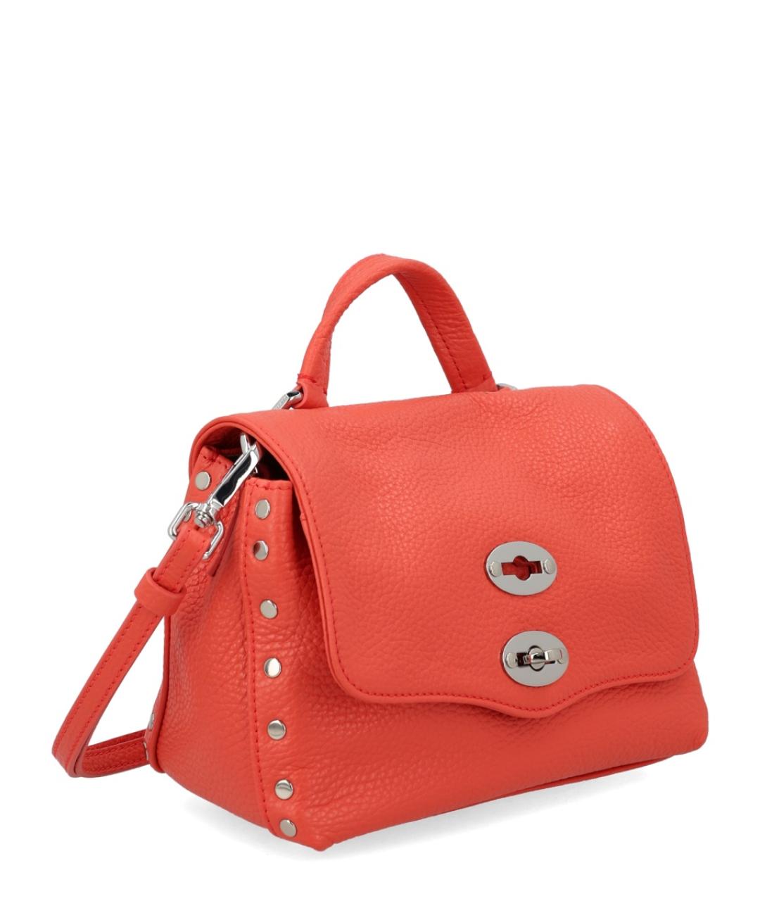 ZANELLATO Красная кожаная сумка через плечо, фото 2