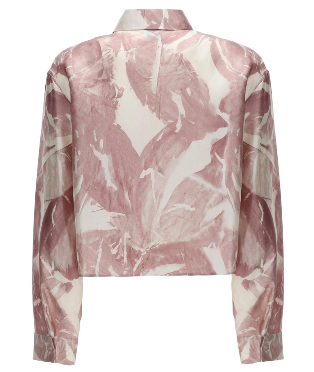 ALYSI Розовая шелковая рубашка, фото 2