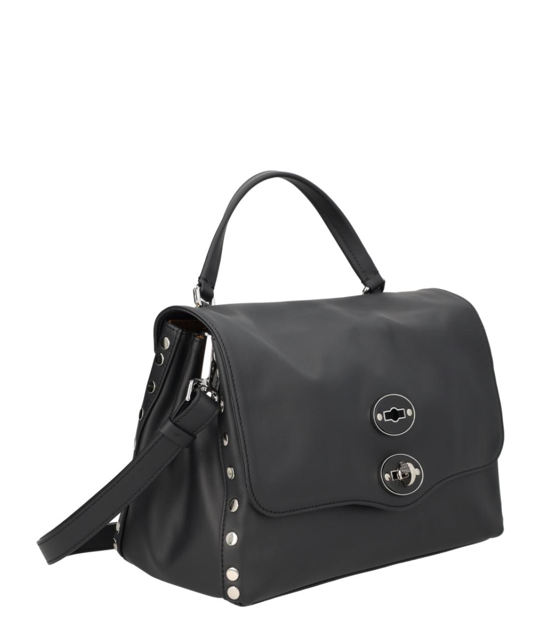 ZANELLATO Черная кожаная сумка через плечо, фото 2