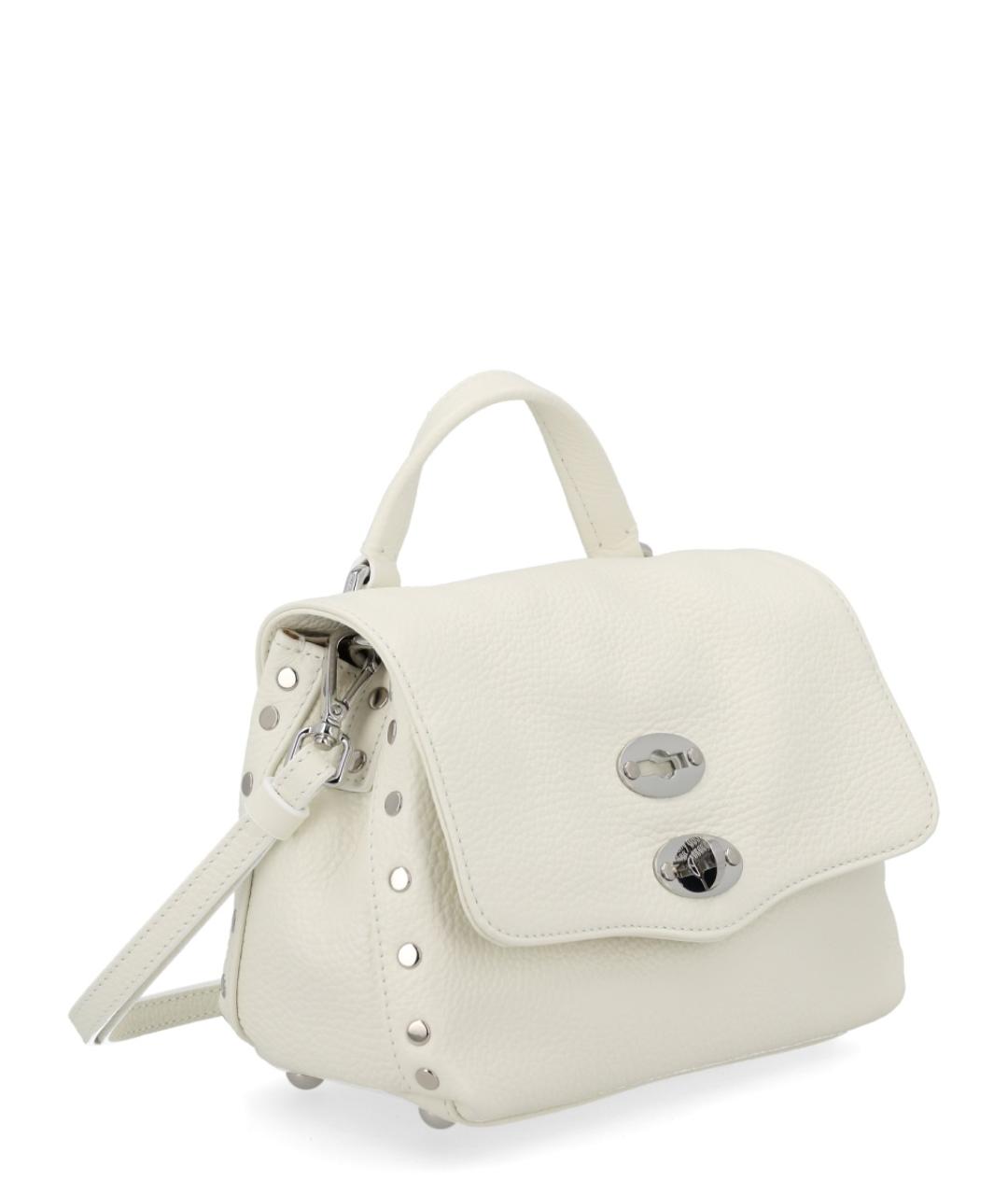 ZANELLATO Белая кожаная сумка через плечо, фото 2