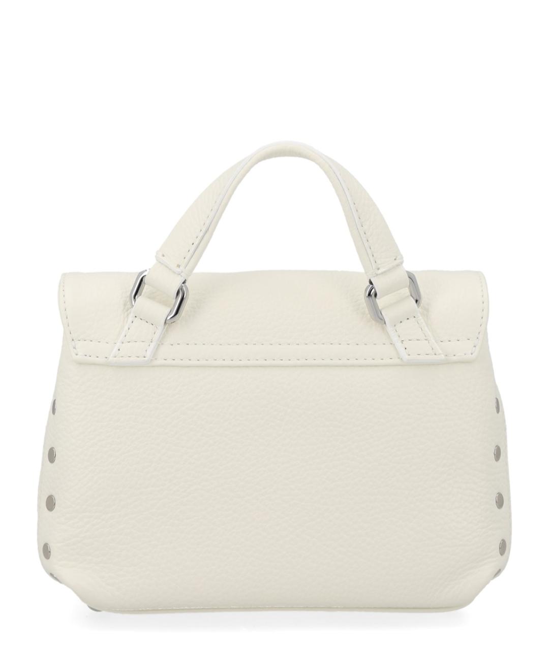 ZANELLATO Белая кожаная сумка через плечо, фото 3