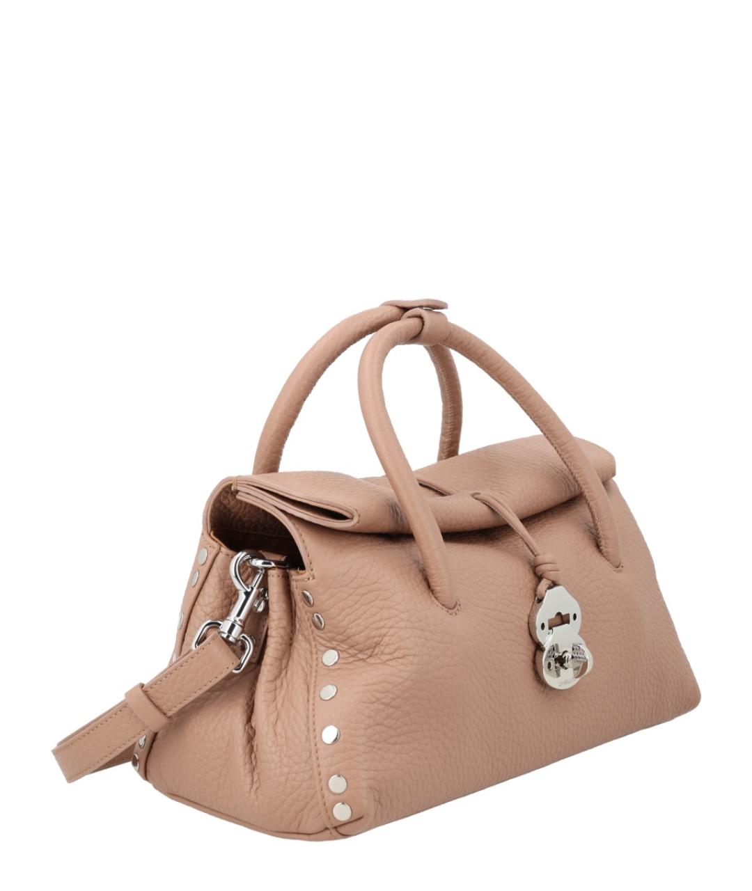 ZANELLATO Коричневая кожаная сумка через плечо, фото 2