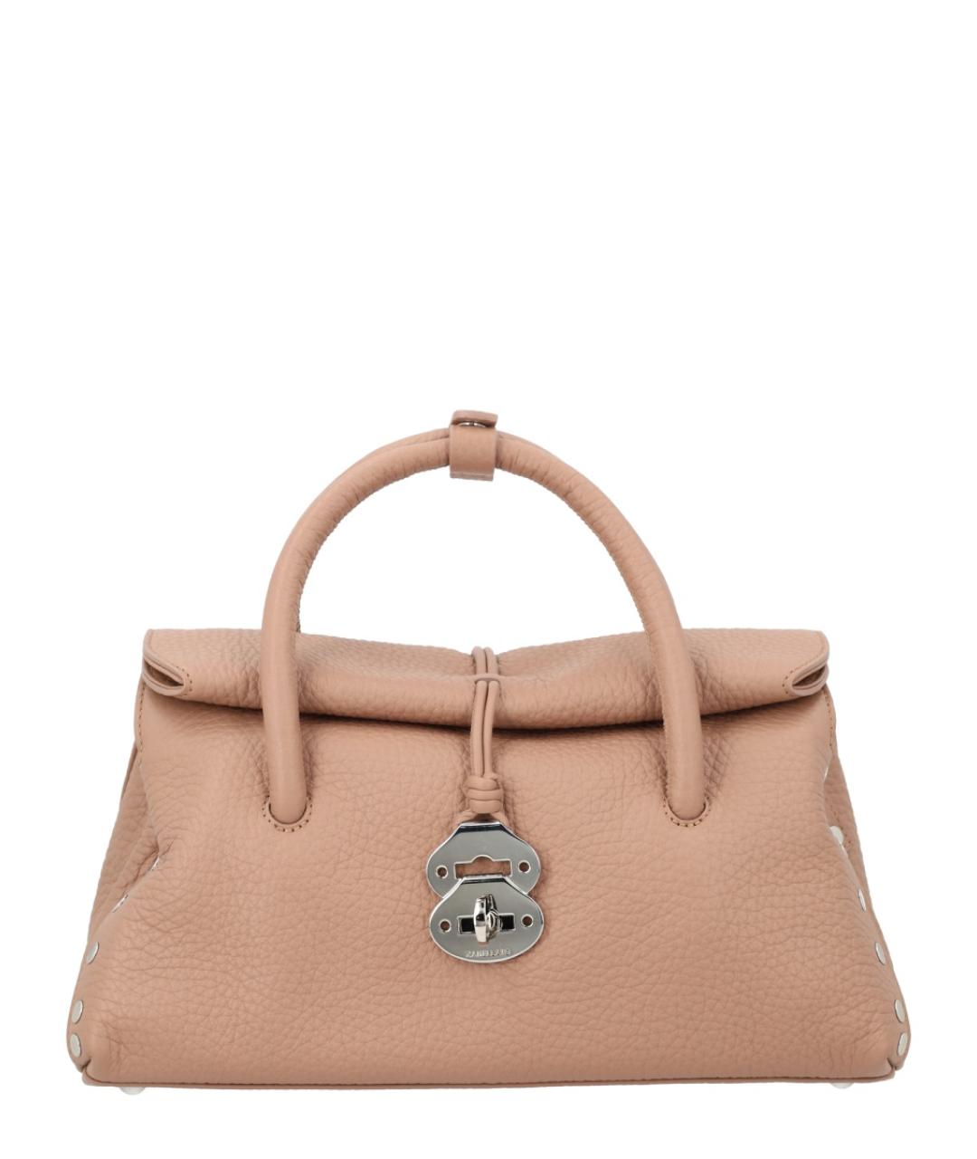 ZANELLATO Коричневая кожаная сумка через плечо, фото 1