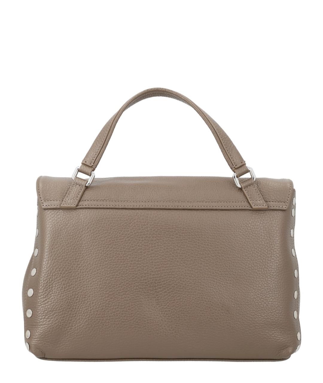 ZANELLATO Серая кожаная сумка через плечо, фото 3