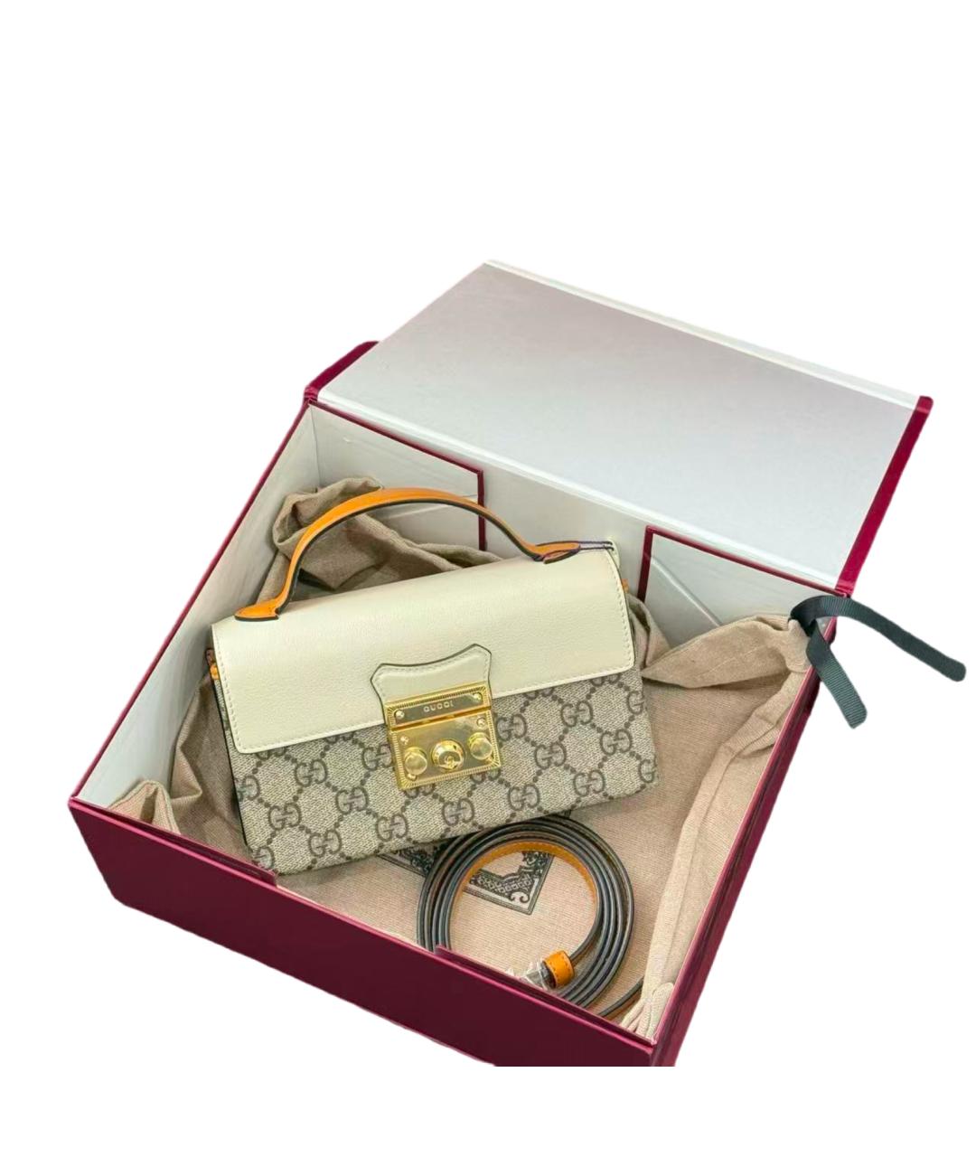 GUCCI Белая сумка через плечо, фото 2