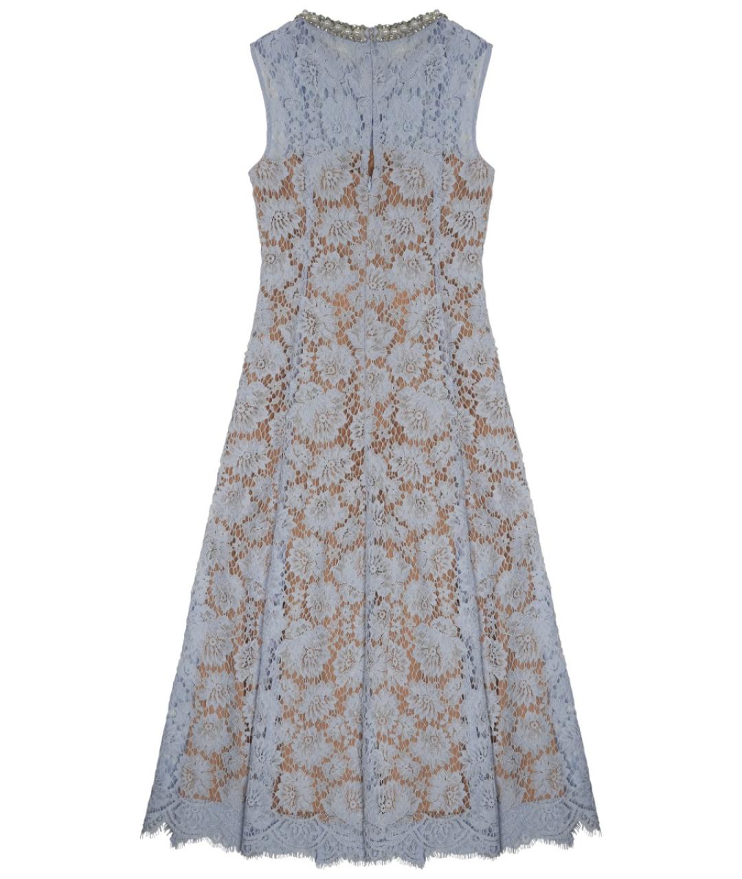 SELF-PORTRAIT Голубое полиамидовое повседневное платье, фото 2