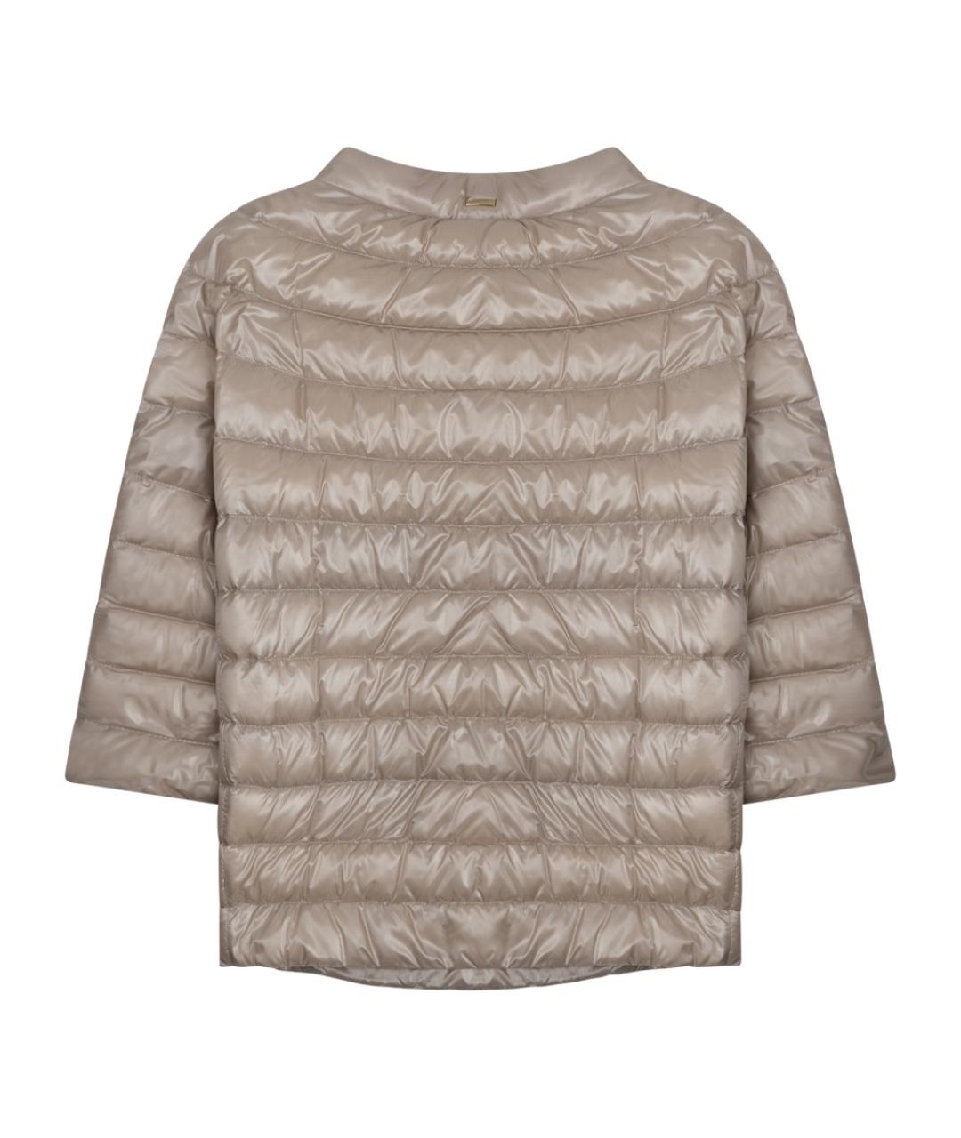 HERNO Бежевая полиамидовая куртка, фото 2