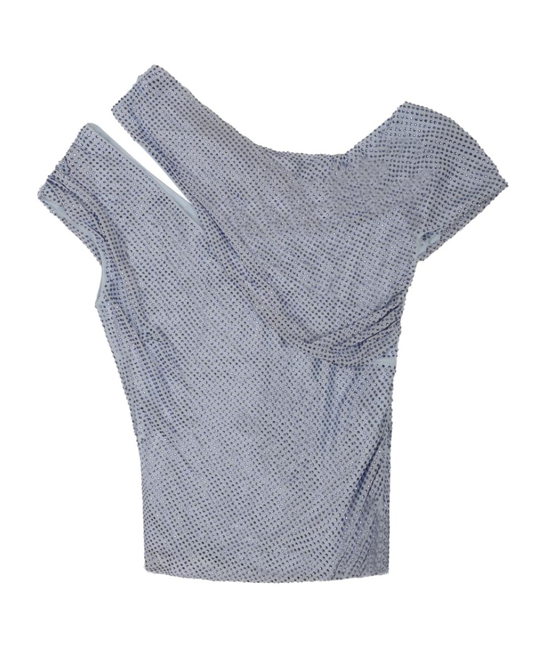 SELF-PORTRAIT Серая полиэстеровая майка, фото 1