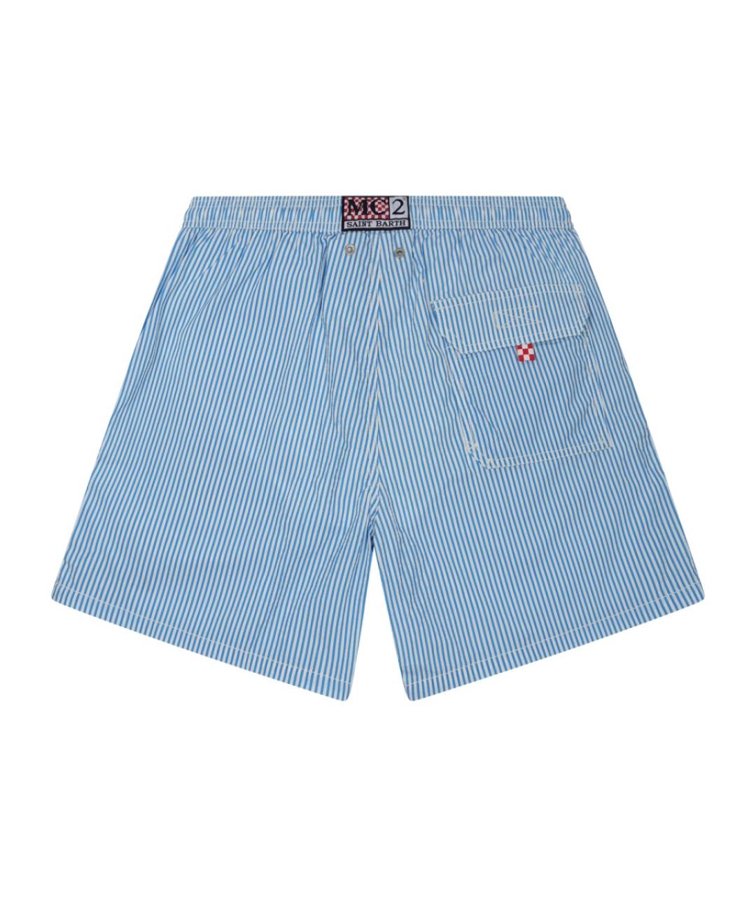 MC2 SAINT BARTH Синие полиэстеровые плавки, фото 2