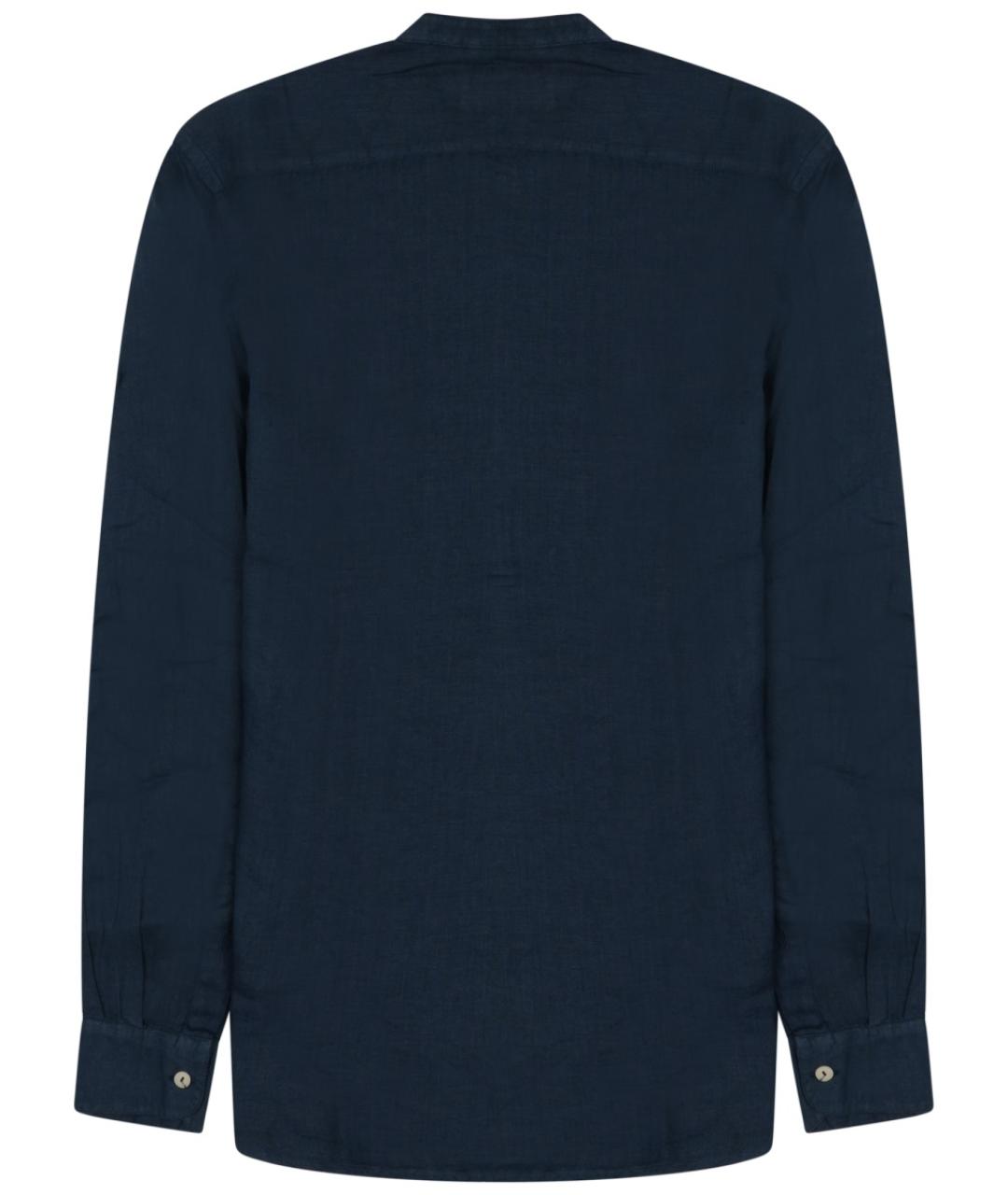 MC2 SAINT BARTH Синяя льняная кэжуал рубашка, фото 2