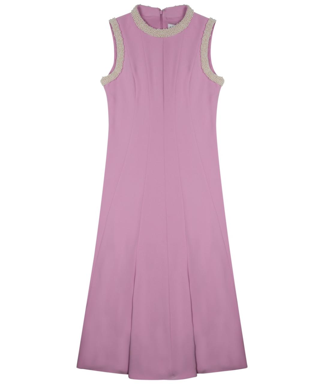 SELF-PORTRAIT Розовое полиэстеровое повседневное платье, фото 1