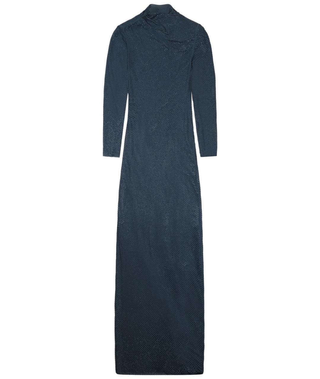 SELF-PORTRAIT Синее полиэстеровое вечернее платье, фото 1