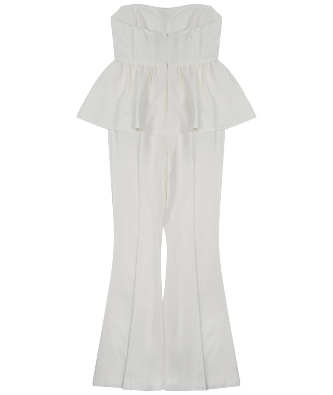 SELF-PORTRAIT Белый ацетатный комбинезон, фото 2