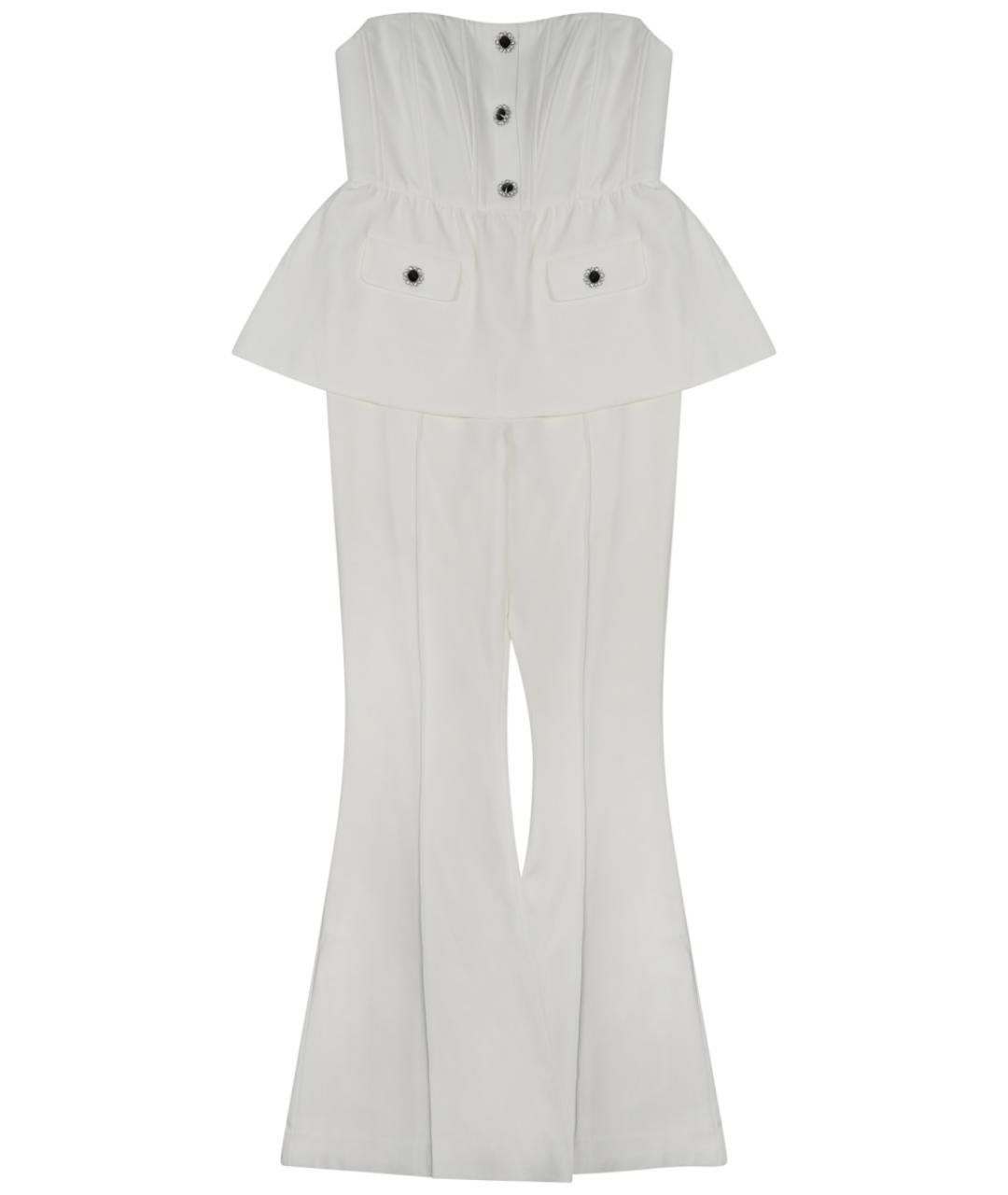 SELF-PORTRAIT Белый ацетатный комбинезон, фото 1