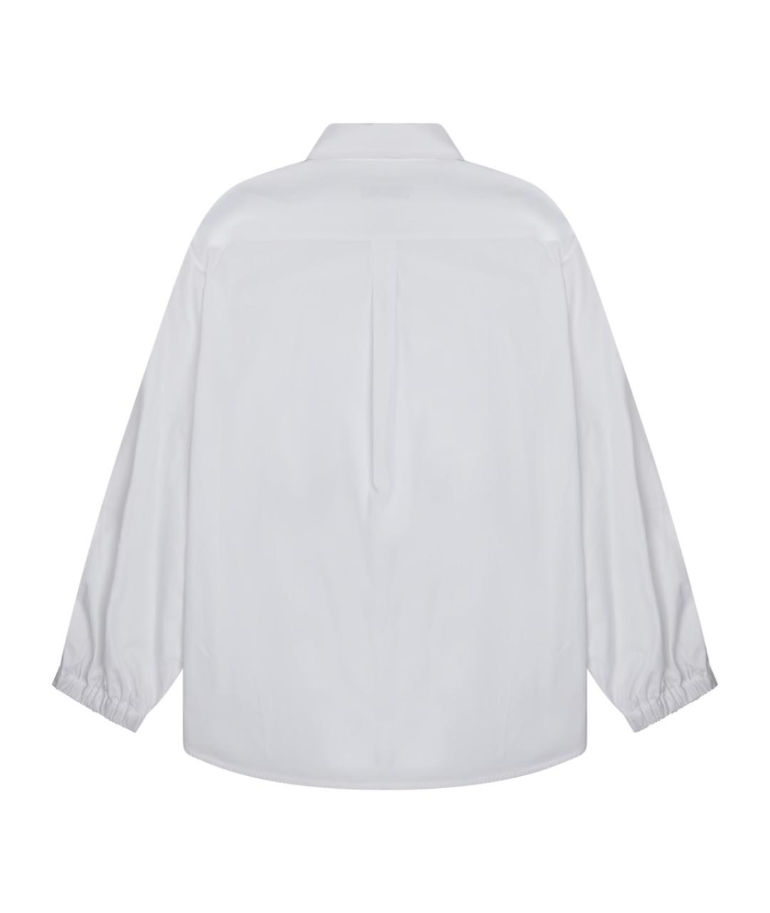 HERNO Белая хлопковая рубашка, фото 2