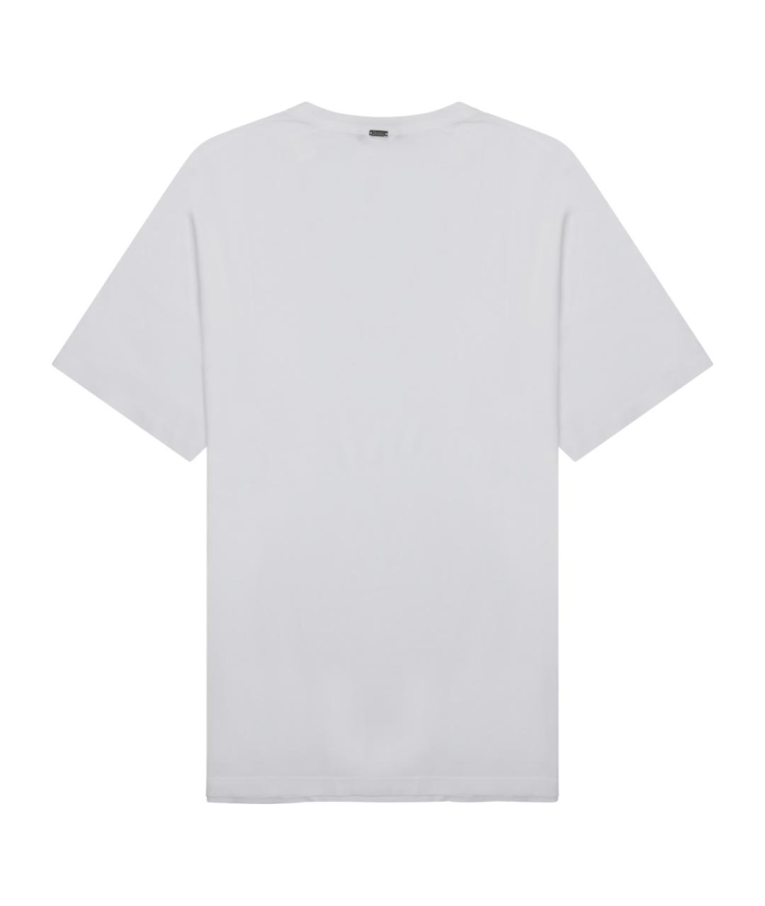 HERNO Белая хлопковая футболка, фото 2