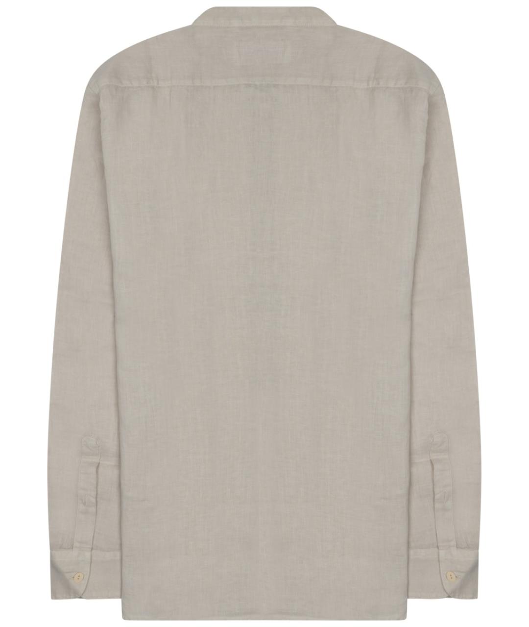 MC2 SAINT BARTH Бежевая льняная кэжуал рубашка, фото 2