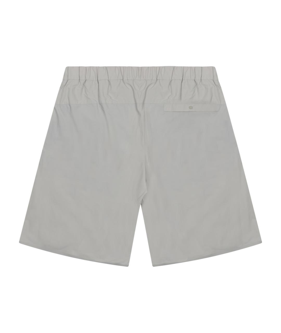 HERNO Серые полиамидовые шорты, фото 2